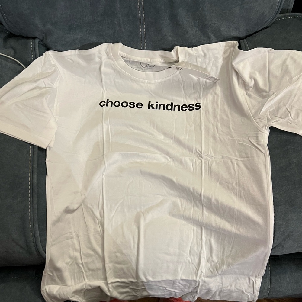 Choose Kindness tee, white, men’s XL, quality material